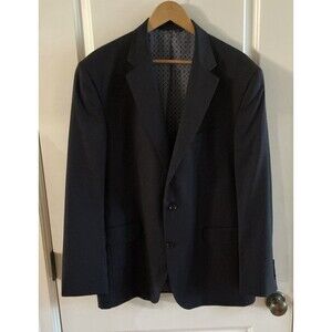 Ted Baker Blazer Jacket Modern Fit Men 46R Blue Endurance Wool Blend Two Button